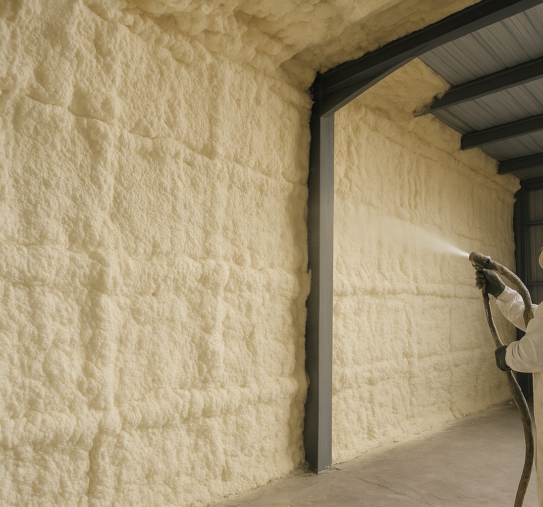 Ocieplenie hali magazynowej pianą PUR - oszczędności dla firm