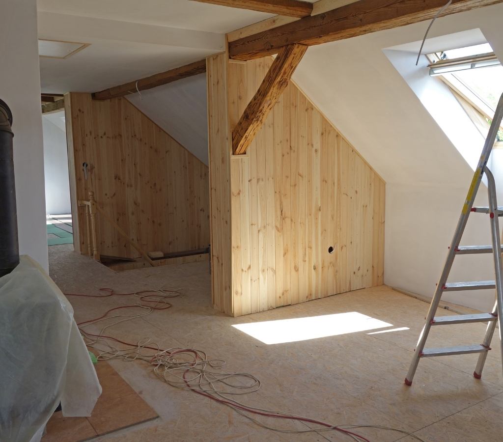 prace przygotowawcze poddasza